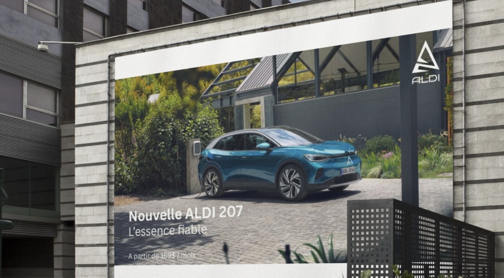 Affichage Aldi